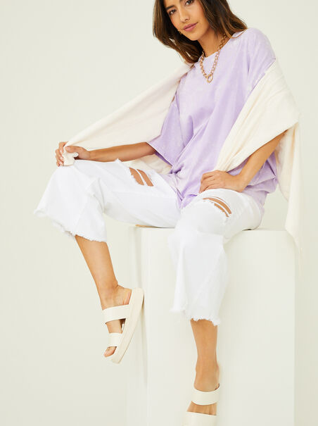 Lacie Oversized Wash Tee - AS REVIVAL