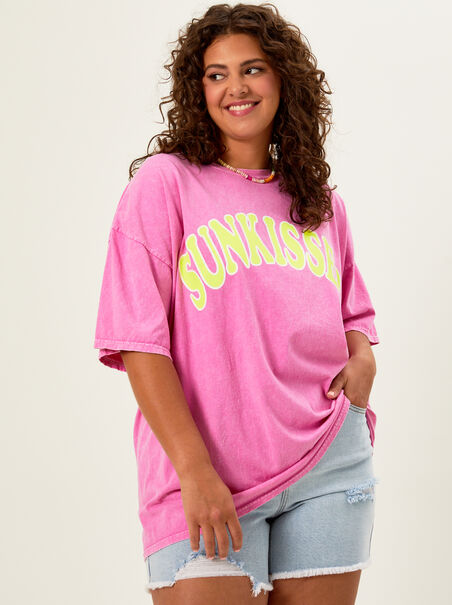 Sunkissed Oversized Tee - AS REVIVAL