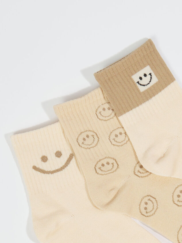 Smiley Face Socks Detail 3 - AS REVIVAL