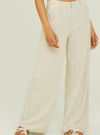 Tessa Linen Trouser Pants Detail 2 - AS REVIVAL