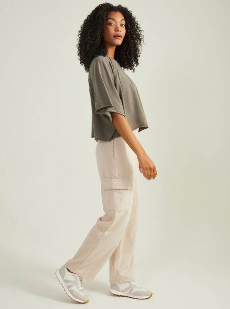 Move With It Cropped Tee - AS REVIVAL