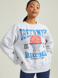 Greenwich Basketball Graphic Sweatshirt Detail 2 - AS REVIVAL