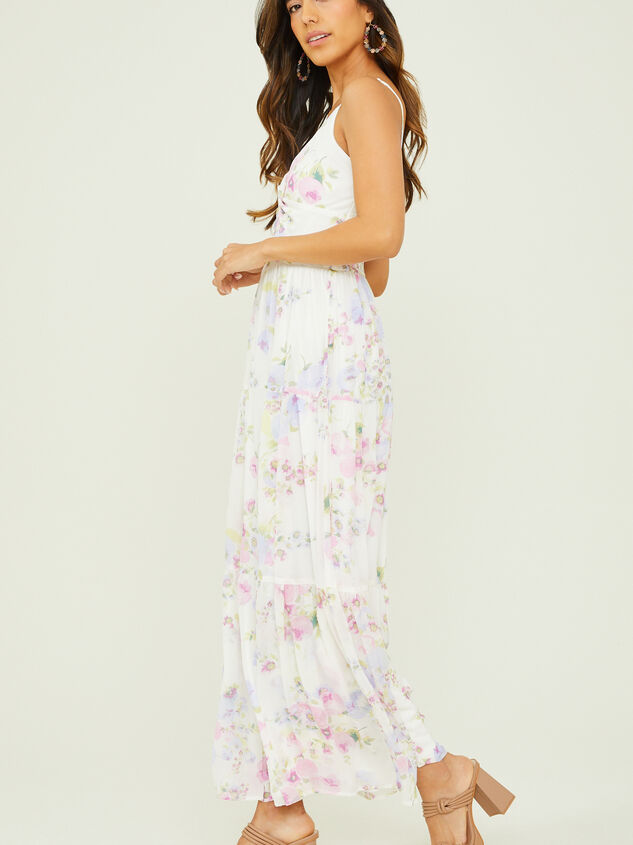 Amity Floral Maxi Dress Detail 2 - AS REVIVAL