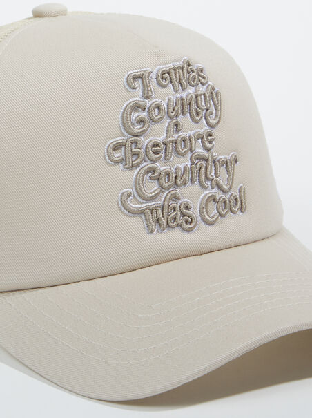 I Was Country Trucker Hat - AS REVIVAL