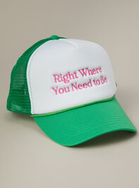 Where You Need To Be Trucker Hat - AS REVIVAL