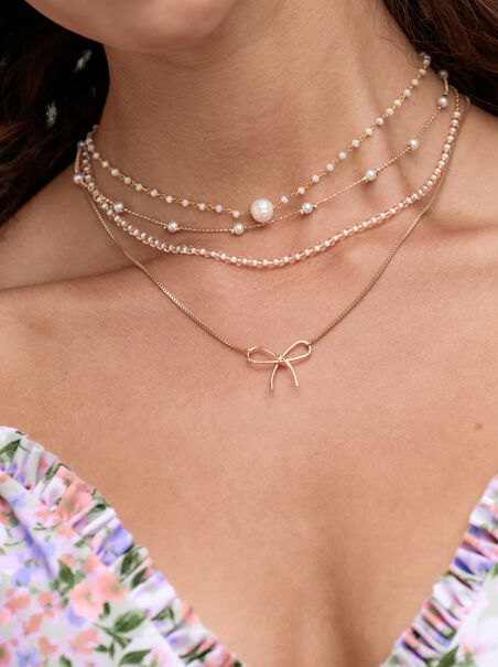 Wire Wrap Pearl Choker - AS REVIVAL