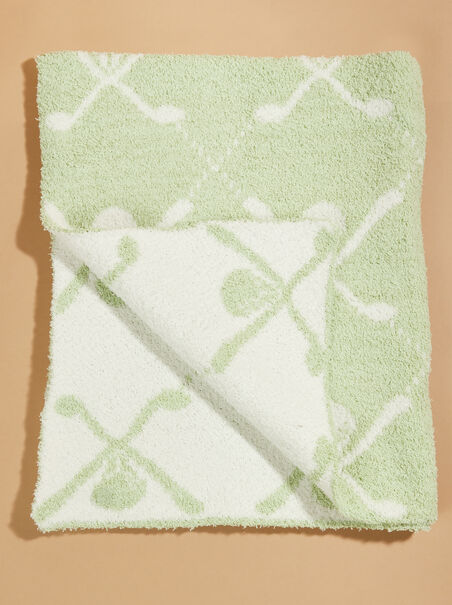 Golf Chenille Blanket by Mudpie - AS REVIVAL