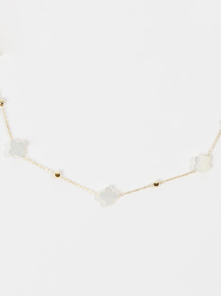 Pearl Clover Dainty Choker Necklace - AS REVIVAL