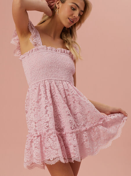 Trystyn Lace Mini Dress - AS REVIVAL