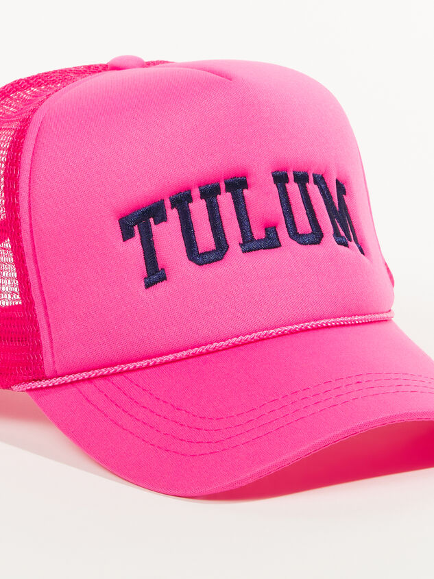 Tulum Trucker Hat Detail 3 - AS REVIVAL