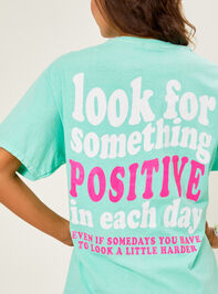 Positive Vibes Graphic Tee Detail 3 - AS REVIVAL