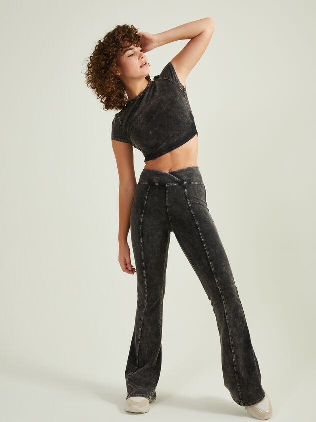Switch Up Crossover Flare Pants - AS REVIVAL