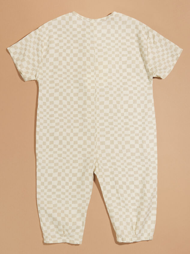 Addison Checkered Jumpsuit by Rylee + Cru Detail 2 - AS REVIVAL