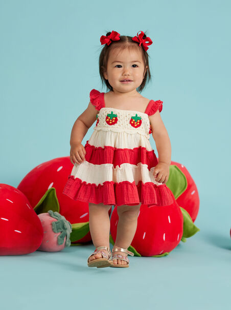 Strawberry Crochet Tank and Bloomer Set - AS REVIVAL