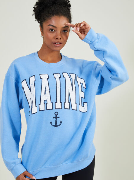 Maine Graphic Sweatshirt - AS REVIVAL