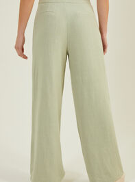 Tessa Linen Trouser Pants Detail 5 - AS REVIVAL