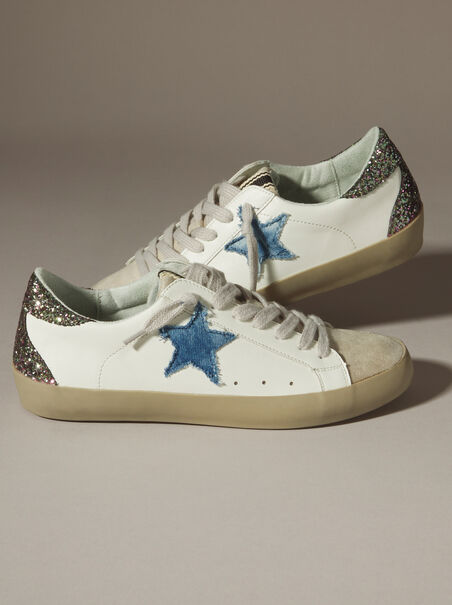 Paula Denim Star Sneakers - AS REVIVAL
