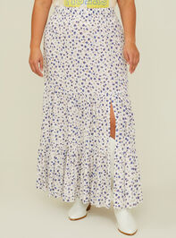 Kelly Floral Maxi Skirt Detail 2 - AS REVIVAL