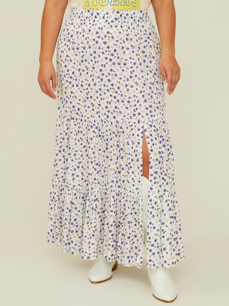 Kelly Floral Maxi Skirt - AS REVIVAL