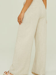 Tessa Linen Trouser Pants Detail 4 - AS REVIVAL