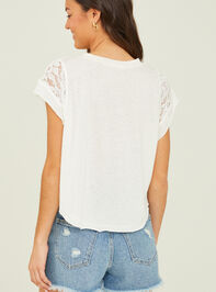 Harley Lace Sleeve Top Detail 4 - AS REVIVAL
