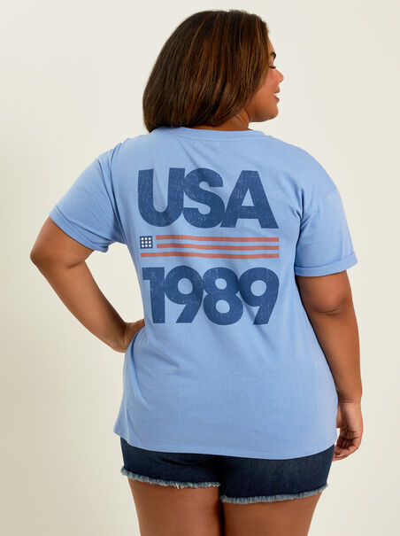 USA 1989 Graphic Tee - AS REVIVAL
