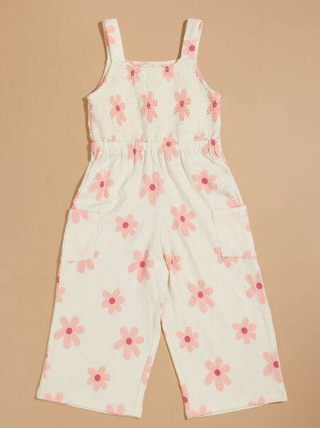 Josephine Floral Smocked Jumpsuit - AS REVIVAL
