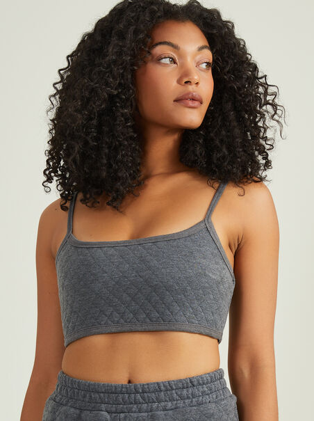 Rewind Quilted Cropped Tank - AS REVIVAL