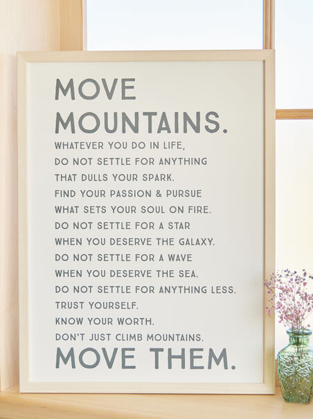 Move Mountains Wall Art - AS REVIVAL