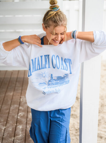 Amalfi Coast Graphic Sweatshirt - AS REVIVAL