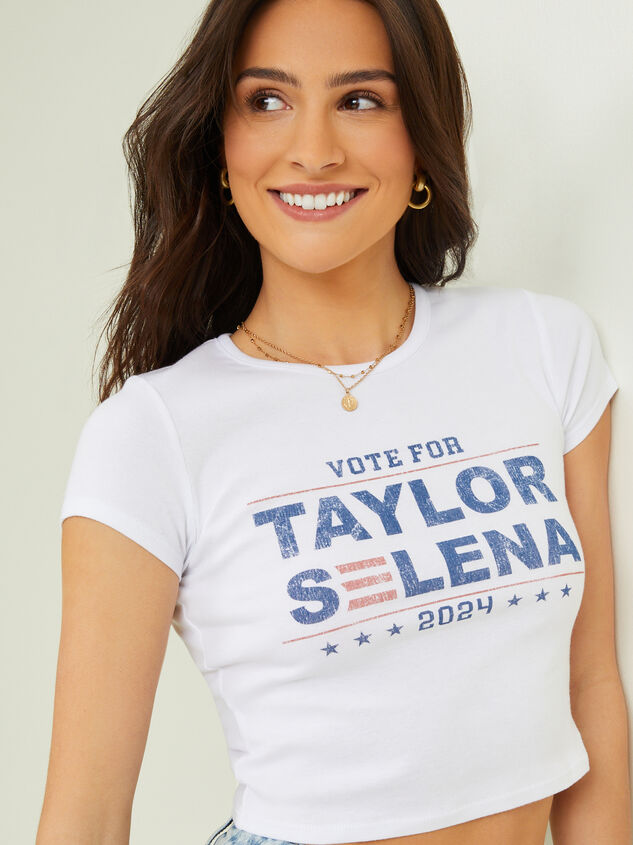 Vote For Taylor Baby Tee - AS REVIVAL