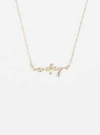 18k Gold Wifey Necklace - AS REVIVAL