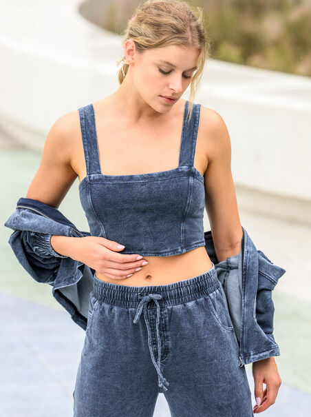 Day To Day Denim Tank - AS REVIVAL