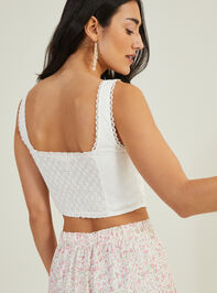Amy Eyelet Corset Top Detail 4 - AS REVIVAL