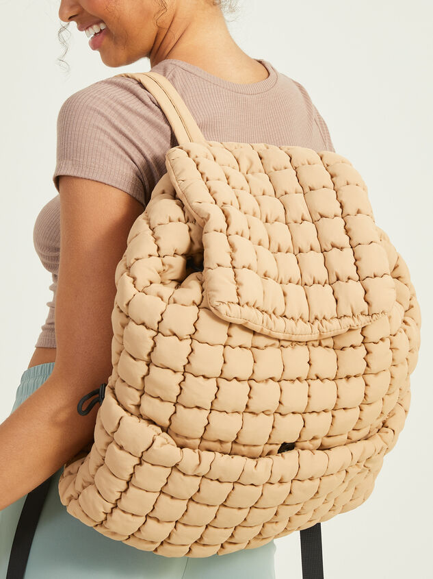 Proficient Quilted Puffer Backpack Detail 5 - AS REVIVAL