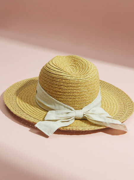 Bow Straw Hat - AS REVIVAL