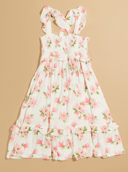 Paisley Floral Smocked Dress - AS REVIVAL